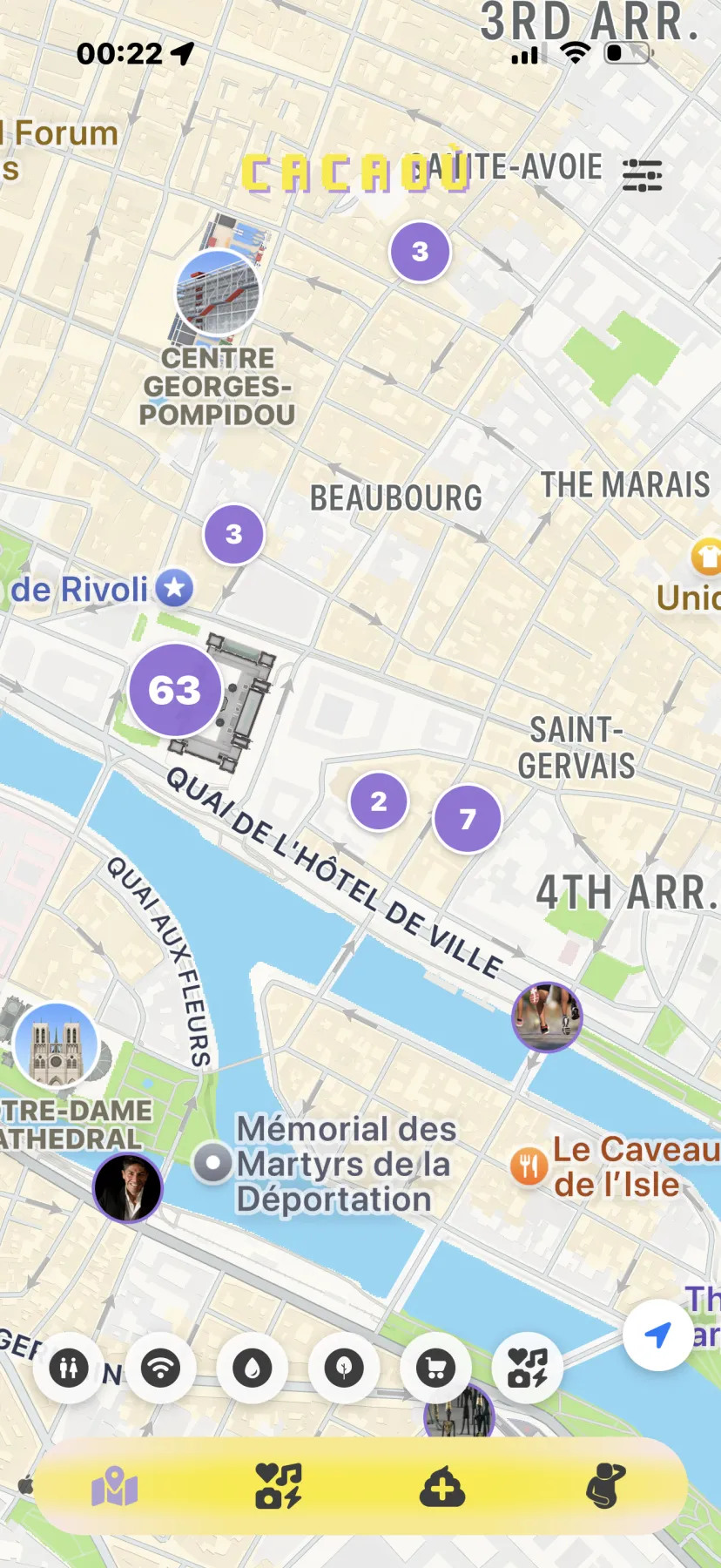 Activities map