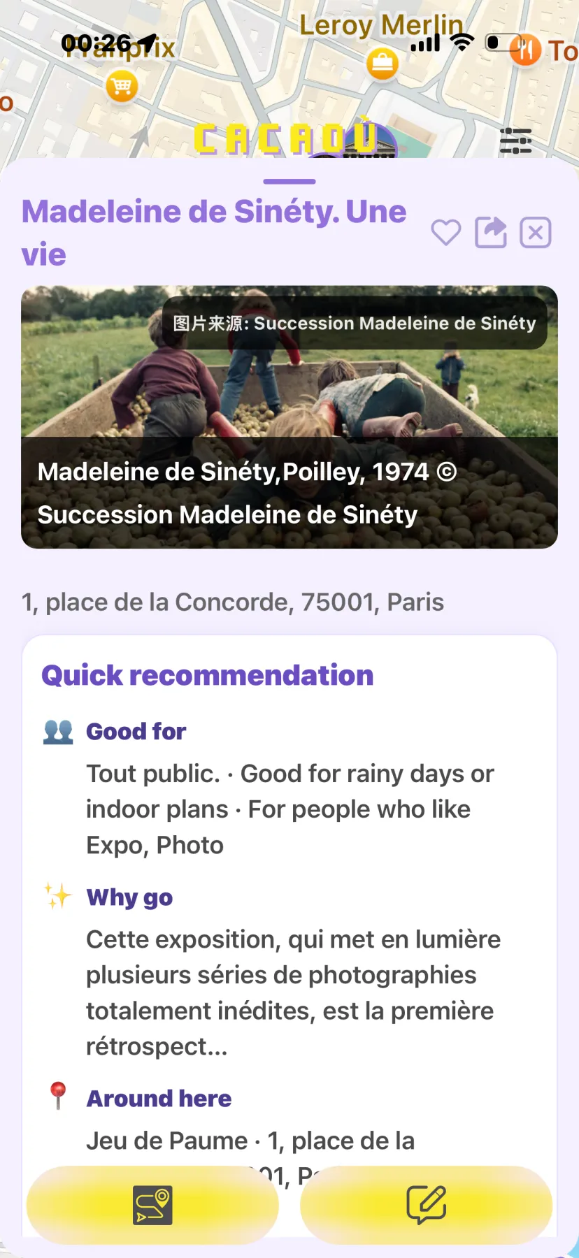 Activity details
